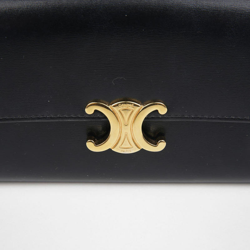 CELINE 10E313DPV Triopé 大號長皮夾-2