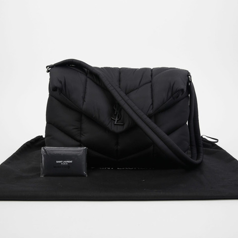 SAINT LAURENT Puffer 斜背單肩包 733630