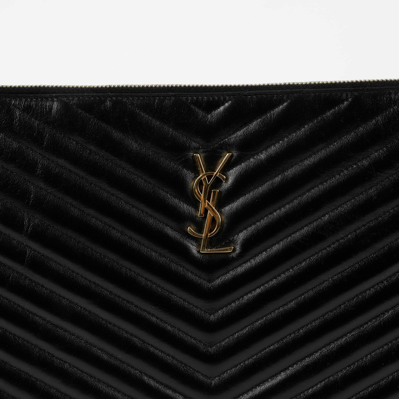 SAINT LAURENT Monogram 資料夾手拿包 440222-1