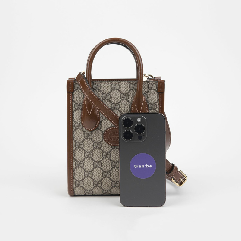 GUCCI 互扣式 G 迷你托特單肩包 671623-6