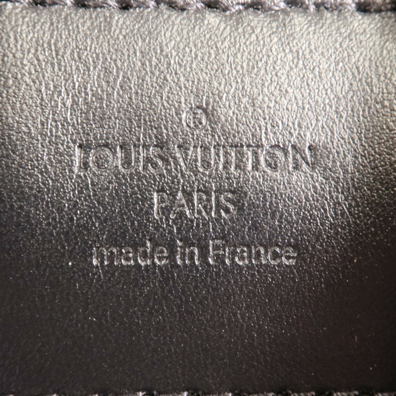 LOUIS VUITTON Monogram Eclipse Saumur銀扣背包-10