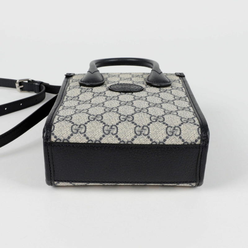 GUCCI 互扣式 G 迷你托特單肩包 671623-4