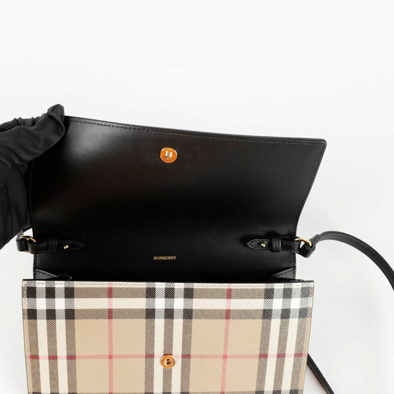 BURBERRY Vintage 格紋可拆式 WOC 斜背包 8058001-8