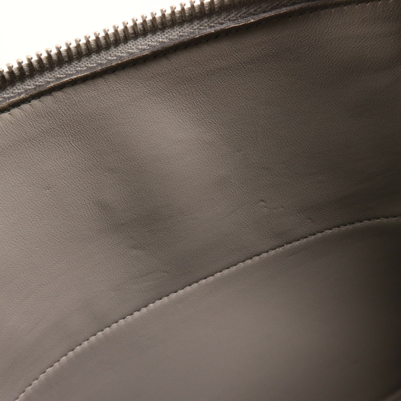 HERMES Epsom皮革Bolide 27銀扣手挽肩背兩用袋Gris Mouette-16
