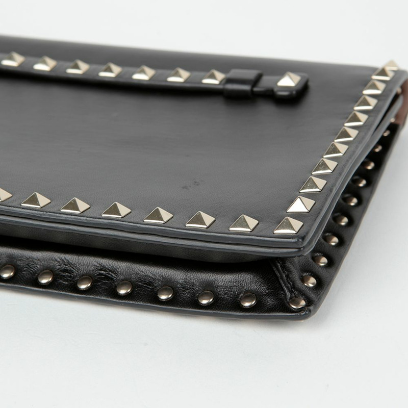 VALENTINO 2B0399 Rockstud 肩帶手拿包-7