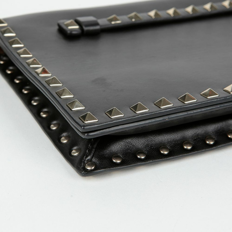 VALENTINO 2B0399 Rockstud 肩帶手拿包-8