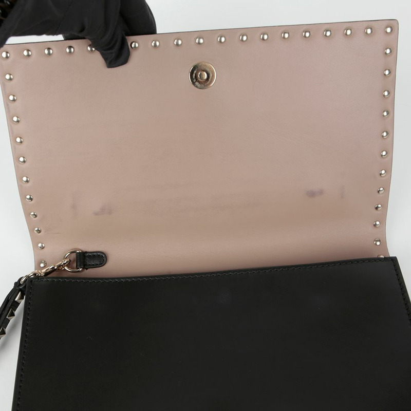 VALENTINO 2B0399 Rockstud 肩帶手拿包-10