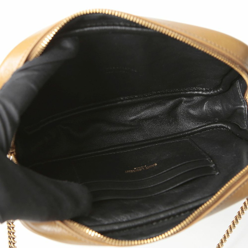SAINT LAURENT 748849 夜光迷你鏈條斜背包-7