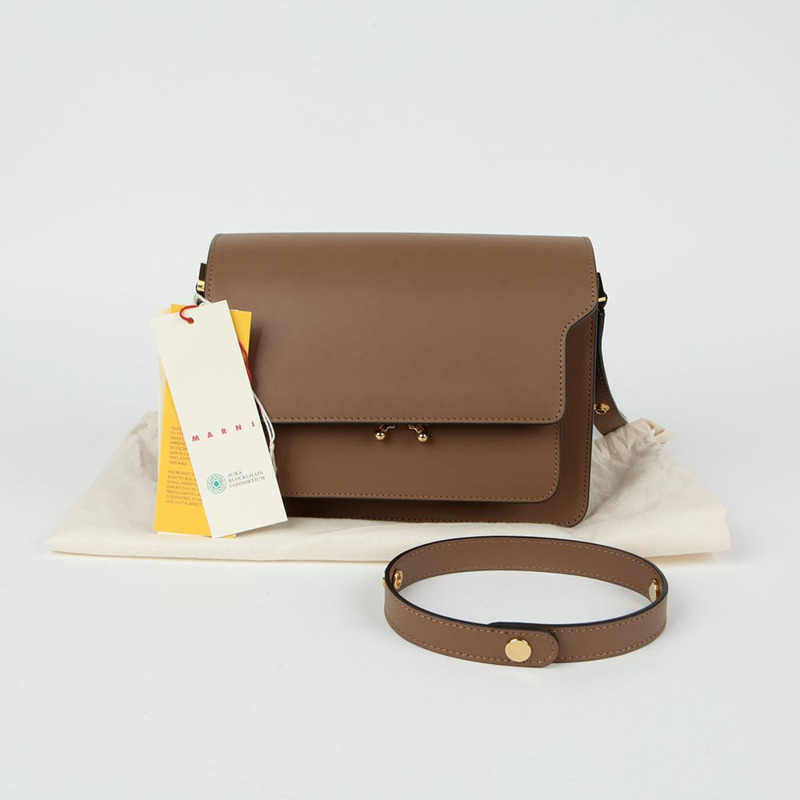 MARNI SBMPN09NO1 Trunk 中型單肩斜背包-0