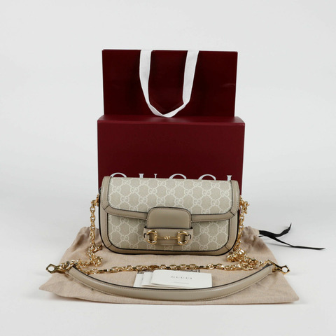 GUCCI Horsebit 1955 小號斜背包 735178