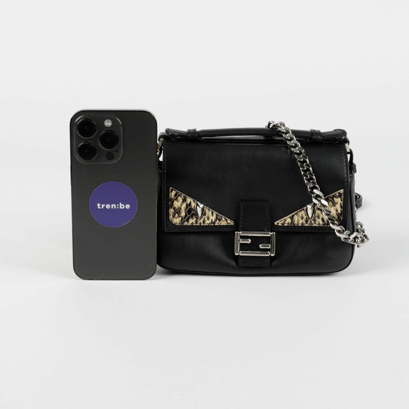 FENDI 8M0371 雙長方形微型鏈條托特單肩包-6