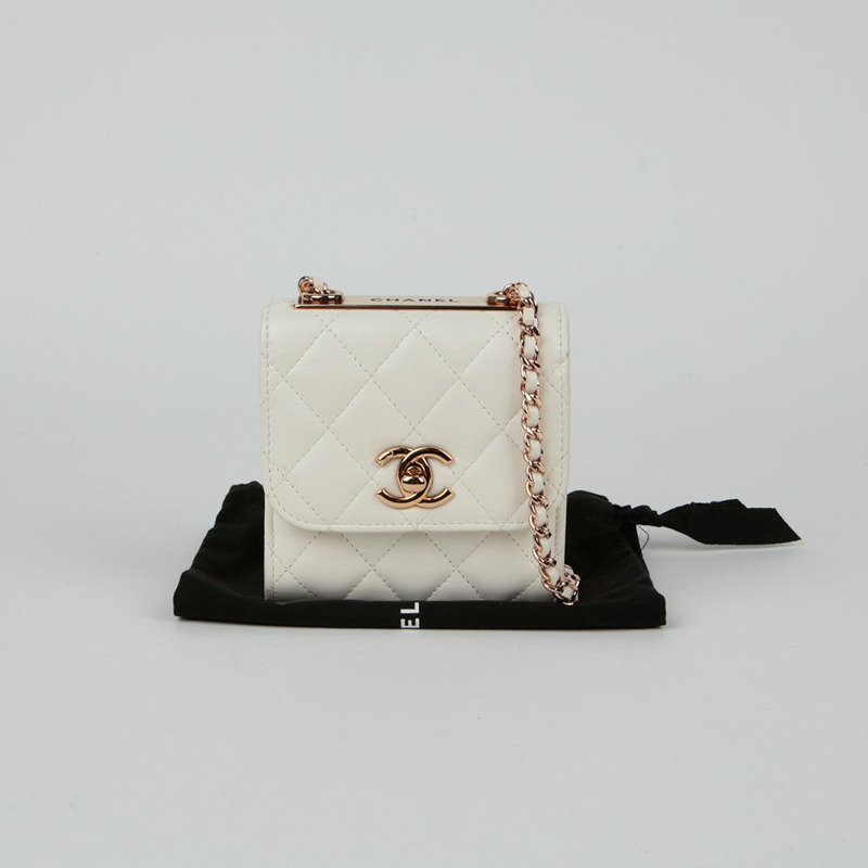 CHANEL 時尚CC迷你肩斜背包 A81633-0
