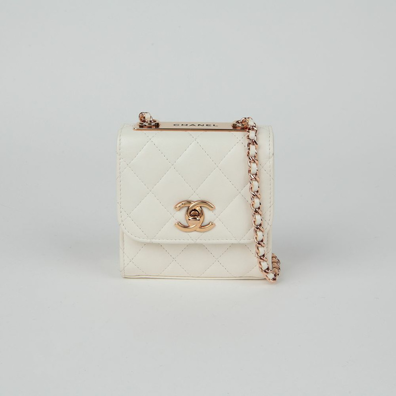 CHANEL 時尚CC迷你肩斜背包 A81633-1