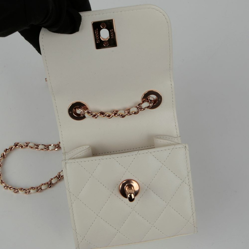 CHANEL 時尚CC迷你肩斜背包 A81633-11