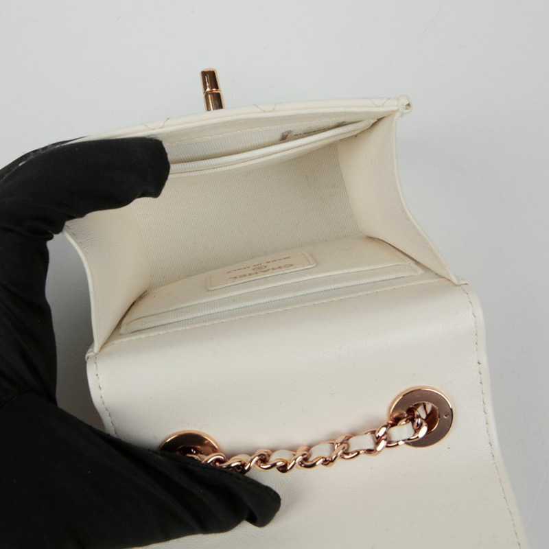 CHANEL 時尚CC迷你肩斜背包 A81633-12