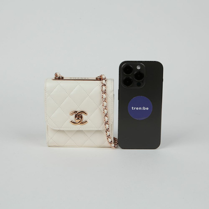 【包稅】CHANEL Trendy CC迷你肩斜背包 A81633-10