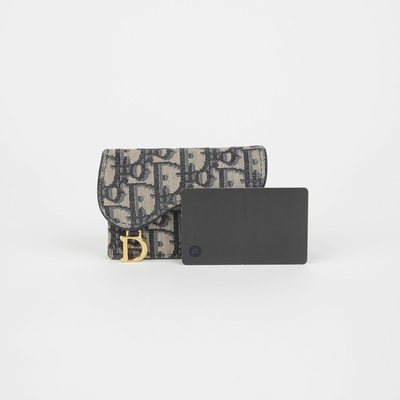 DIOR 斜角馬鞍形翻蓋卡包 S5611CTZQ-7
