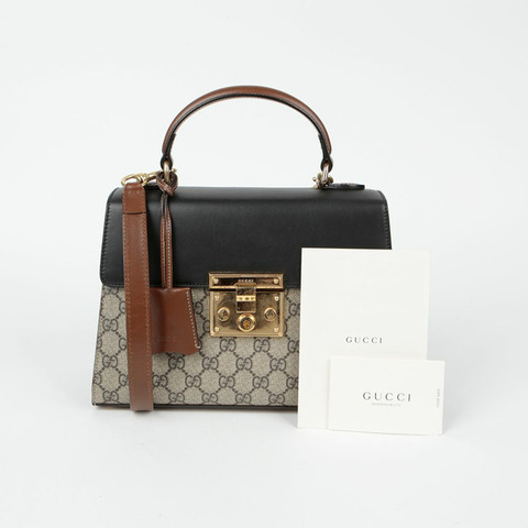 GUCCI Paddle Lock 小號頂部提把托特單肩包 453188