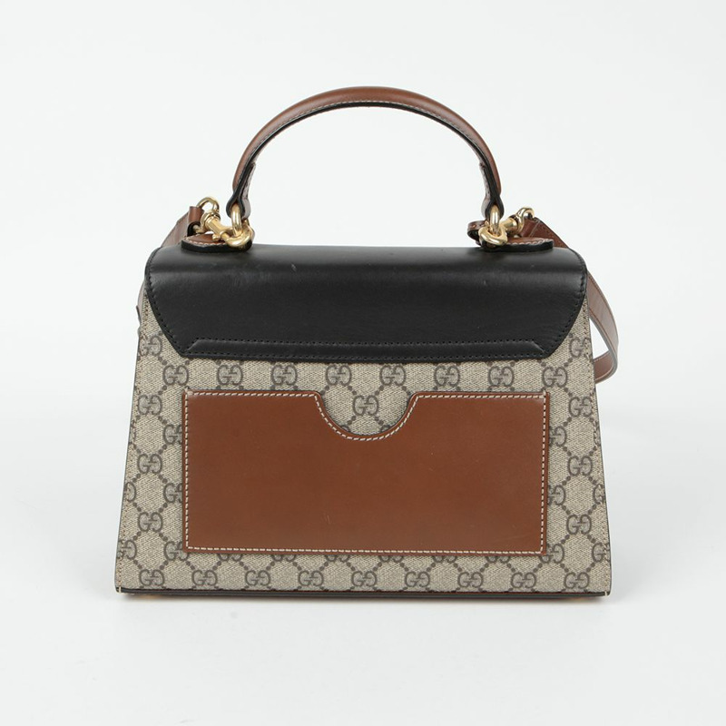 GUCCI Paddle Lock 小號頂部提把托特單肩包 453188-3