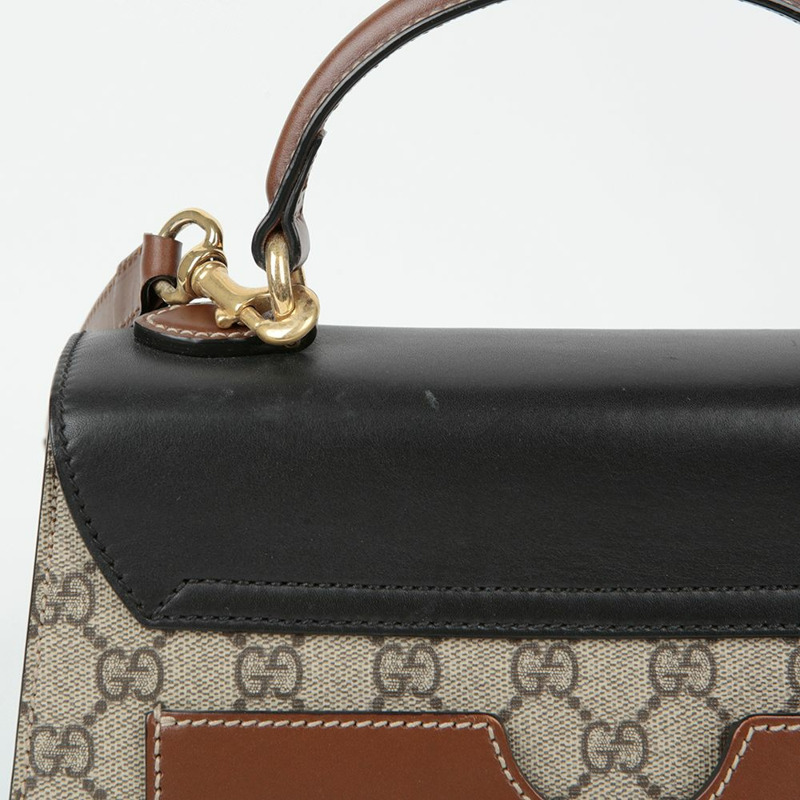 GUCCI Paddle Lock 小號頂部提把托特單肩包 453188-4