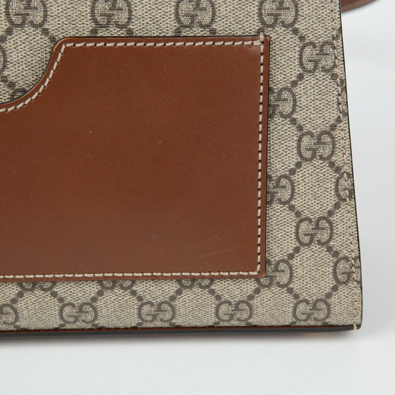 GUCCI Paddle Lock 小號頂部提把托特單肩包 453188-5