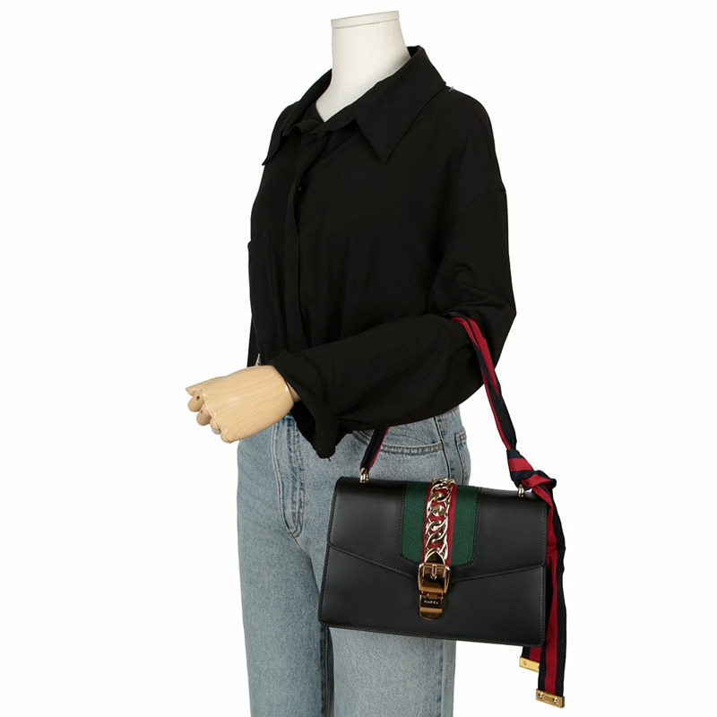 【包稅】GUCCI 421882 Sylvie 小號肩背包-10