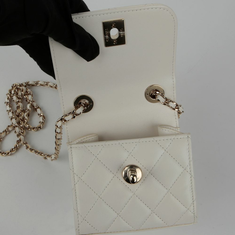 CHANEL 時尚CC迷你肩斜背包 A81633-8