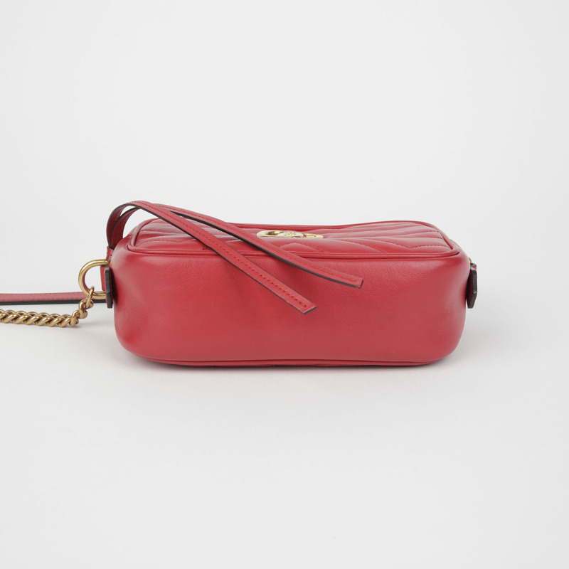 【包稅】GUCCI 448065 GG Marmont 迷你肩斜背包-5