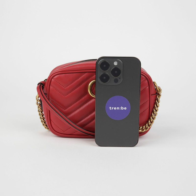 【包稅】GUCCI 448065 GG Marmont 迷你肩斜背包-7