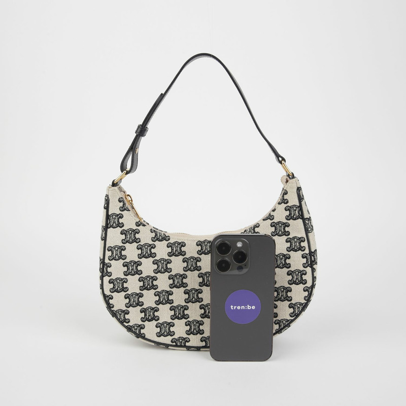 CELINE 193952CS8 Ava 中型 Hobo 單肩包-6