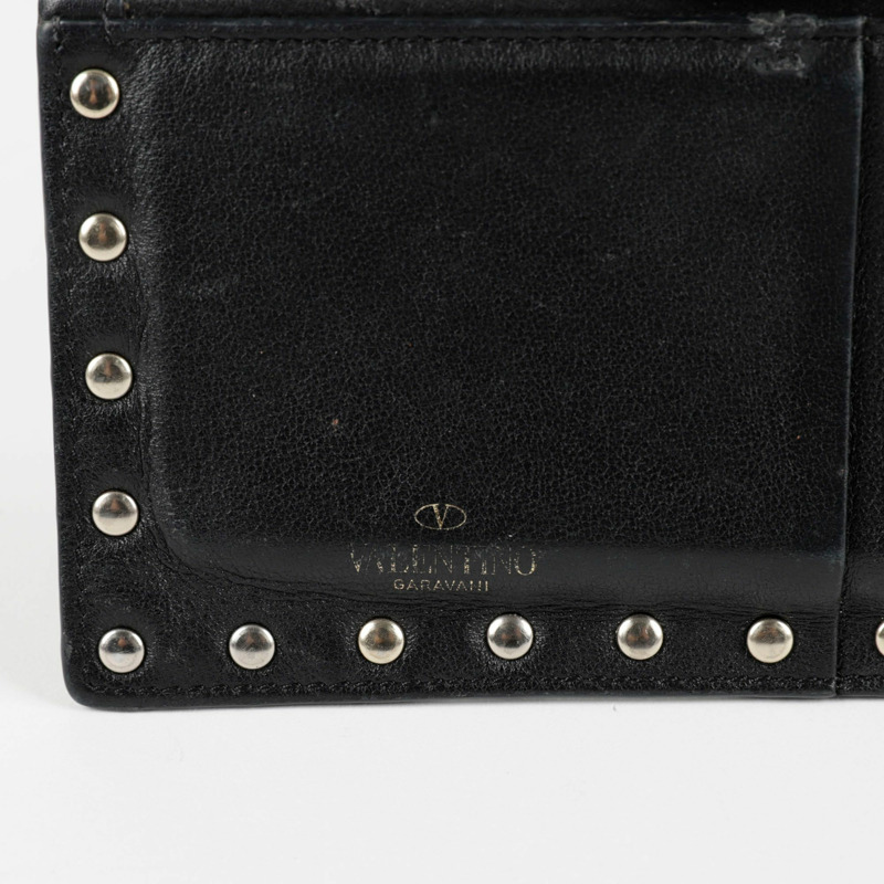 VALENTINO Rockstud 拉鍊卡夾 UW2P0548BOL-3