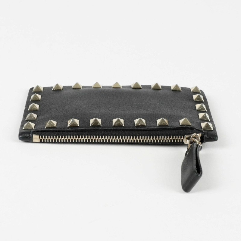 VALENTINO Rockstud 拉鍊卡夾 UW2P0548BOL-4