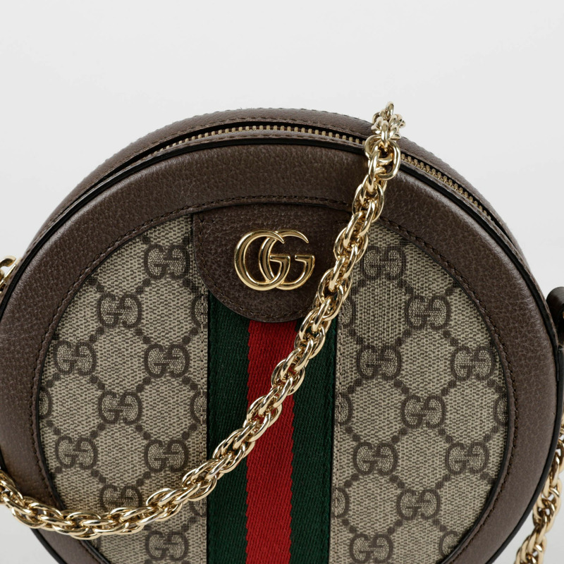 【包稅】GUCCI Ophidia迷你圓肩斜背包 550618-1