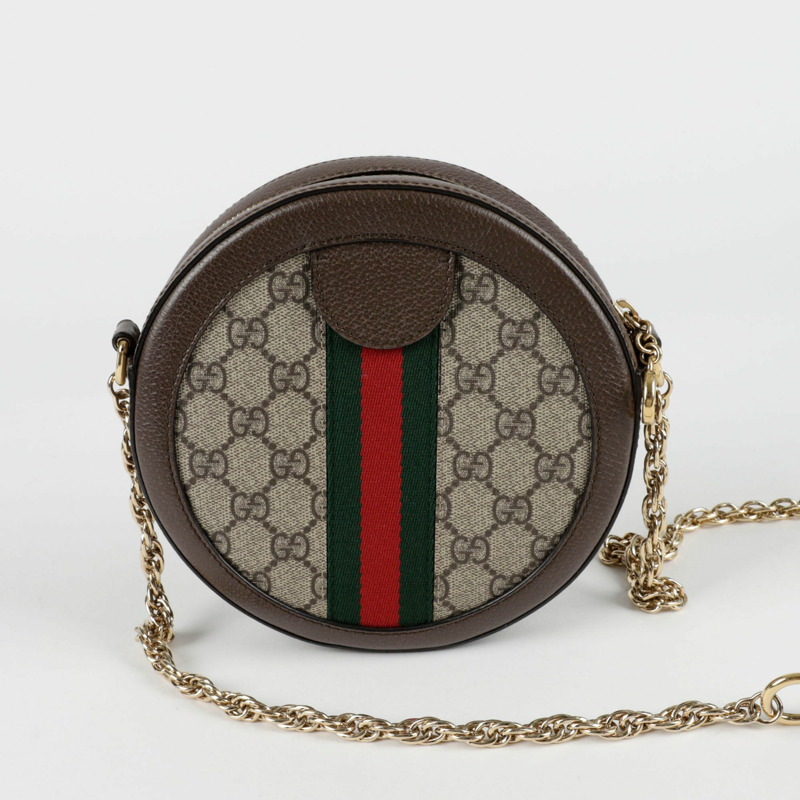 【包稅】GUCCI Ophidia迷你圓肩斜背包 550618-3