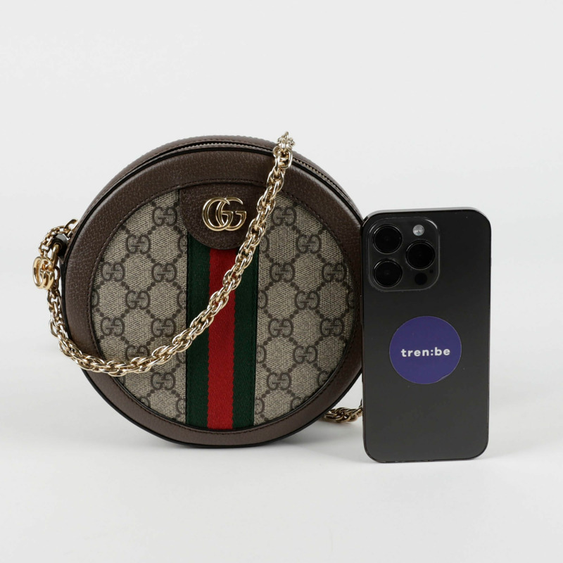 【包稅】GUCCI Ophidia迷你圓肩斜背包 550618-6