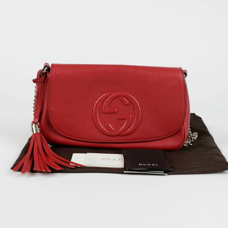 GUCCI Soho 流蘇單肩斜背包 536224-0
