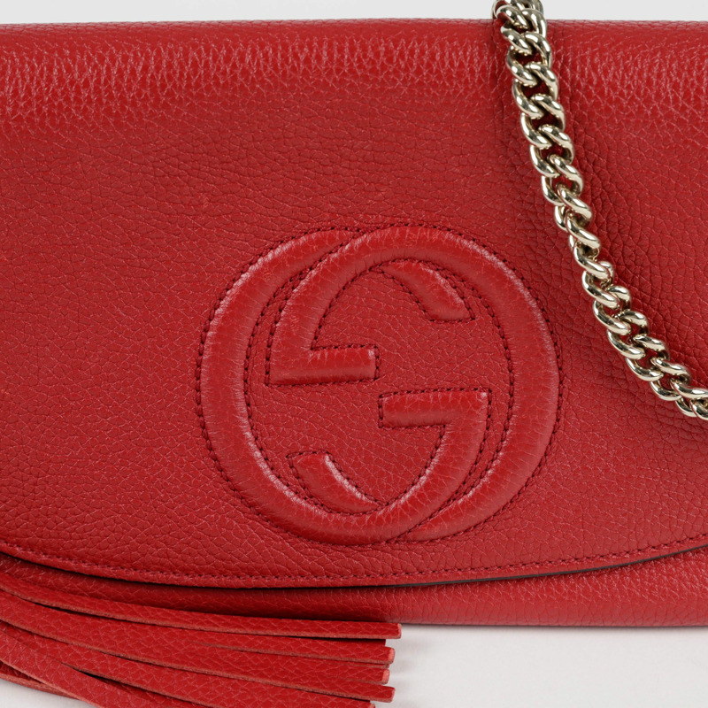 GUCCI Soho 流蘇單肩斜背包 536224-1
