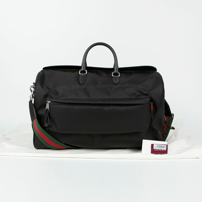 GUCCI 口袋大號行李托特包 802094-0