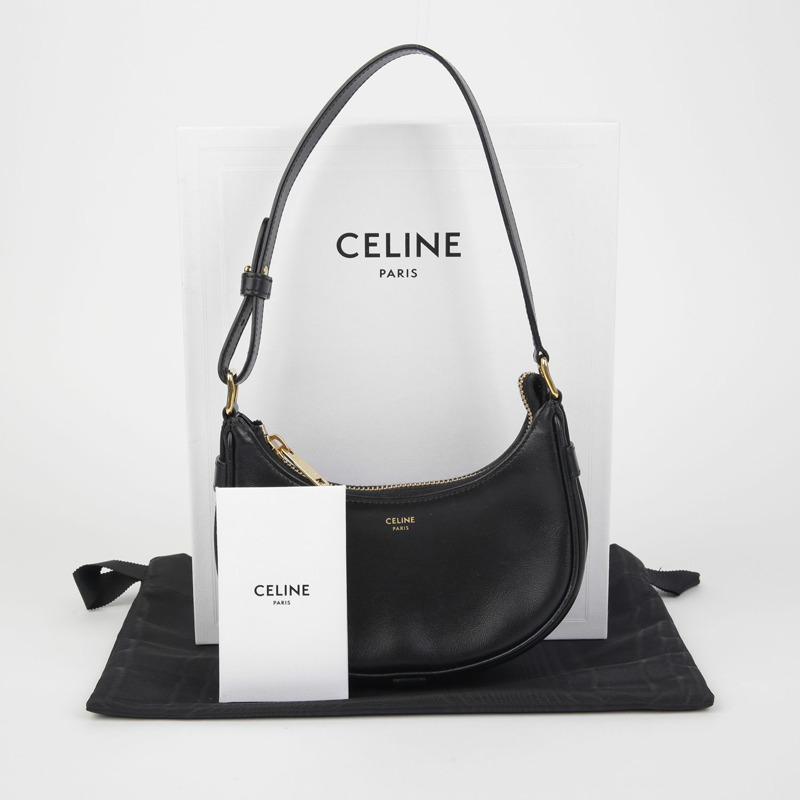 CELINE Ava 迷你 Hobo 肩背包 10I603DPW-0