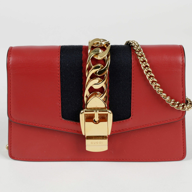 【包稅】GUCCI Silvie 超迷你鏈肩斜背包 494646-1