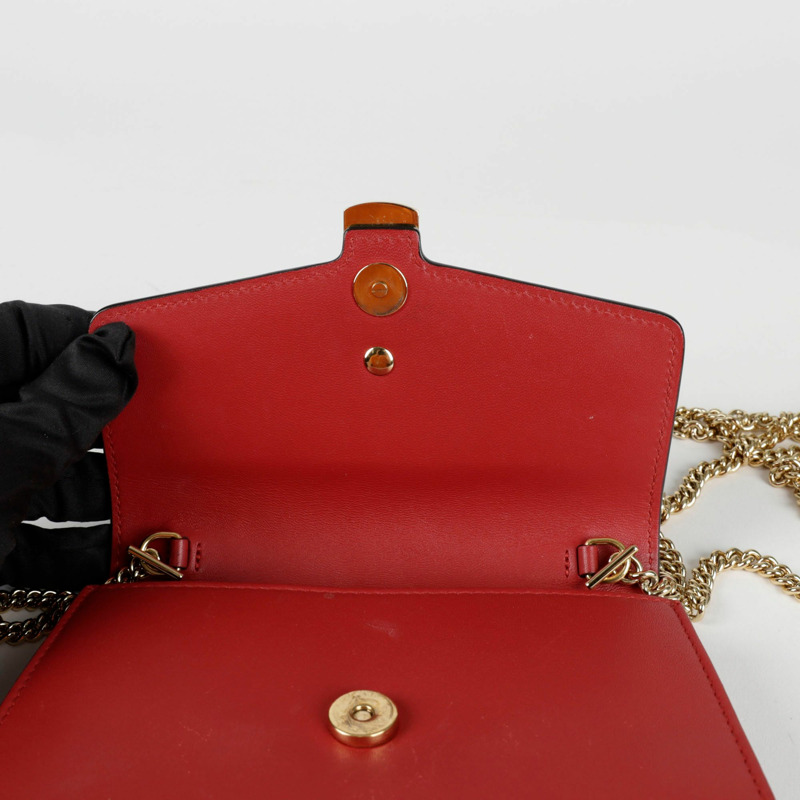 【包稅】GUCCI Silvie 超迷你鏈肩斜背包 494646-8