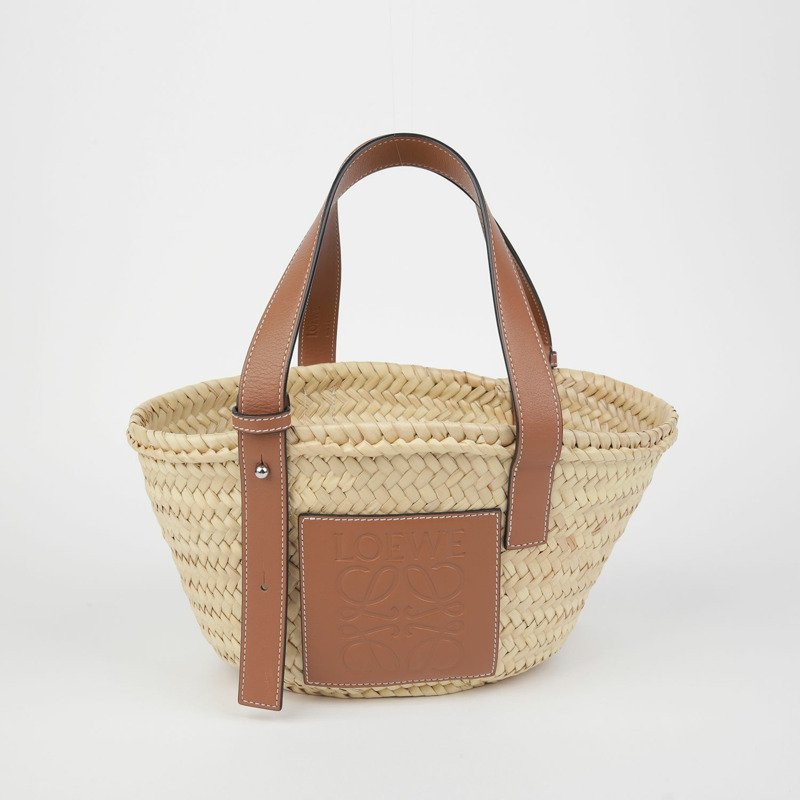 LOEWE 327 02 S93 Anagram 小號籃子手提包-0