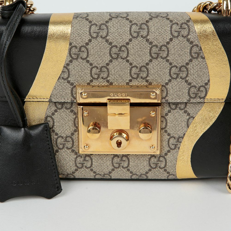 GUCCI Paddle Lock 迷你肩斜背包 432182-1