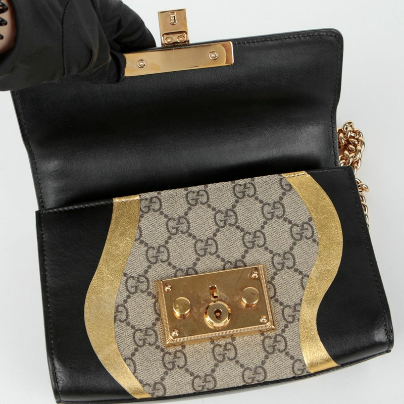 GUCCI Paddle Lock 迷你肩斜背包 432182-7