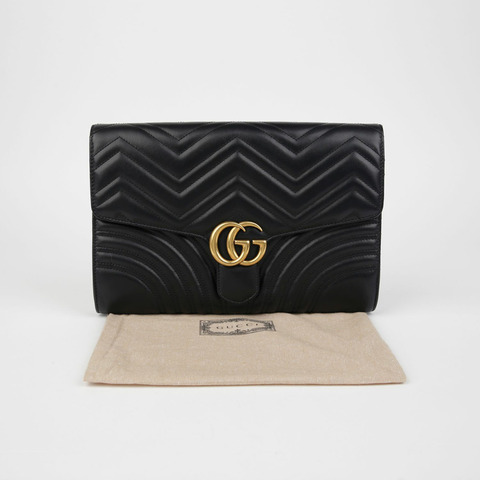 GUCCI 498079 GG Marmont 手拿包
