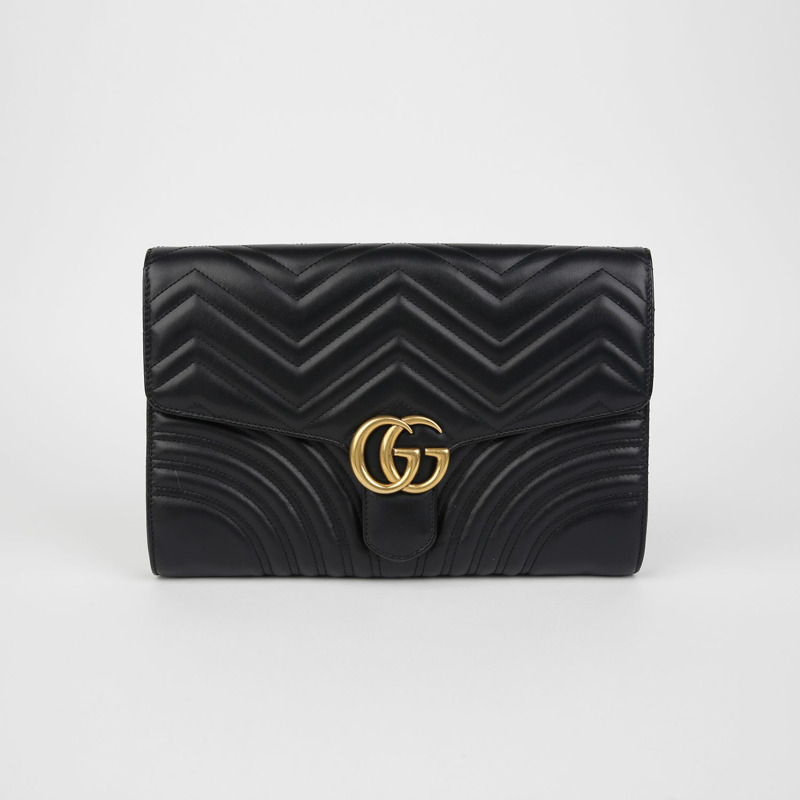 【包稅】GUCCI 498079 GG Marmont 手拿包-1