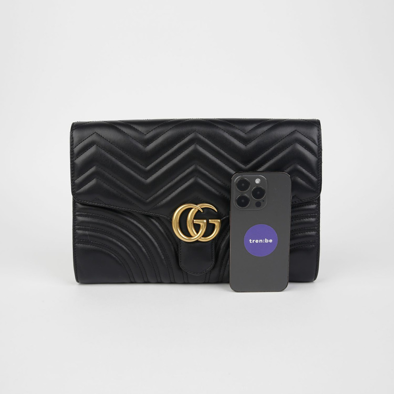 【包稅】GUCCI 498079 GG Marmont 手拿包-6