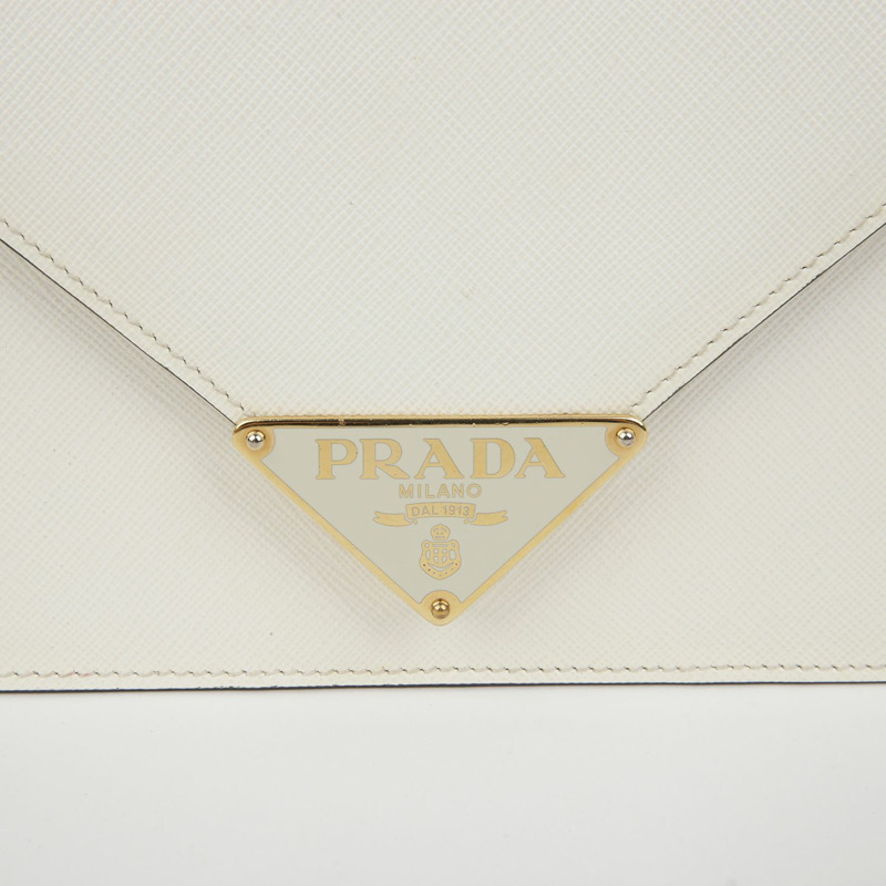 PRADA 三角形標誌鏈單肩斜背包 1BD318-3