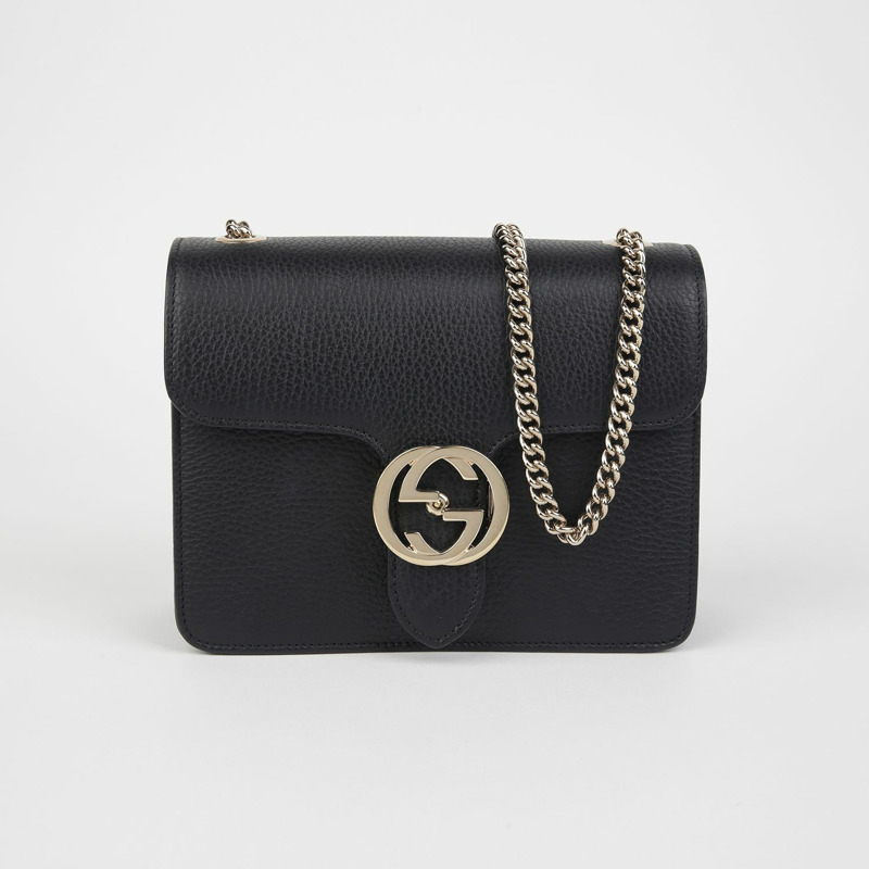 GUCCI 互鎖鏈條單肩斜背包 510304-1