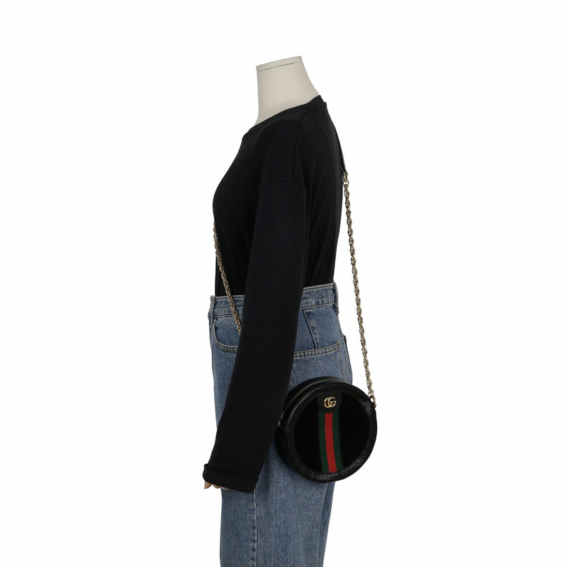 【包稅】GUCCI Ophidia 圓肩斜背包 550618-6
